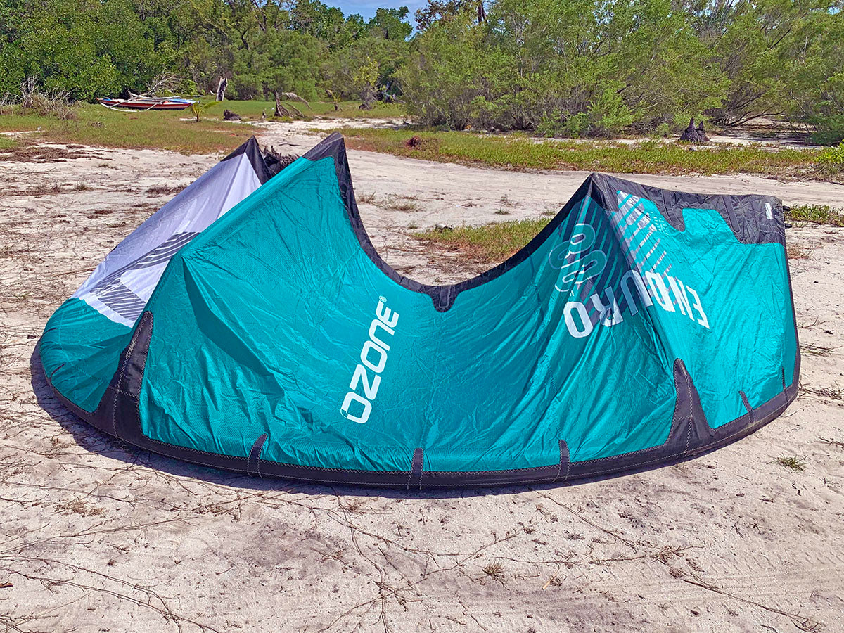 USED 2024 Ozone Enduro V4 Kite - 8m - Emerald