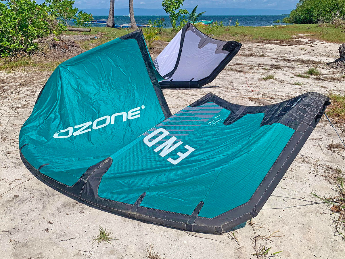 USED 2024 Ozone Enduro V4 Kite - 8m - Emerald