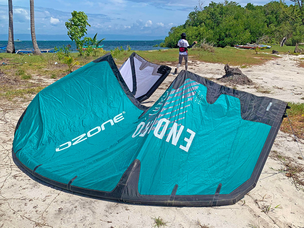 USED 2024 Ozone Enduro V4 Kite - 8m - Emerald