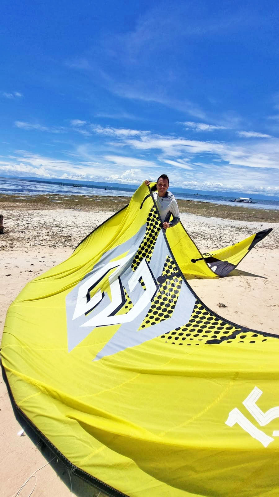 USED 2022 Hyde Voodoo Kite - 15m - Yellow/Black