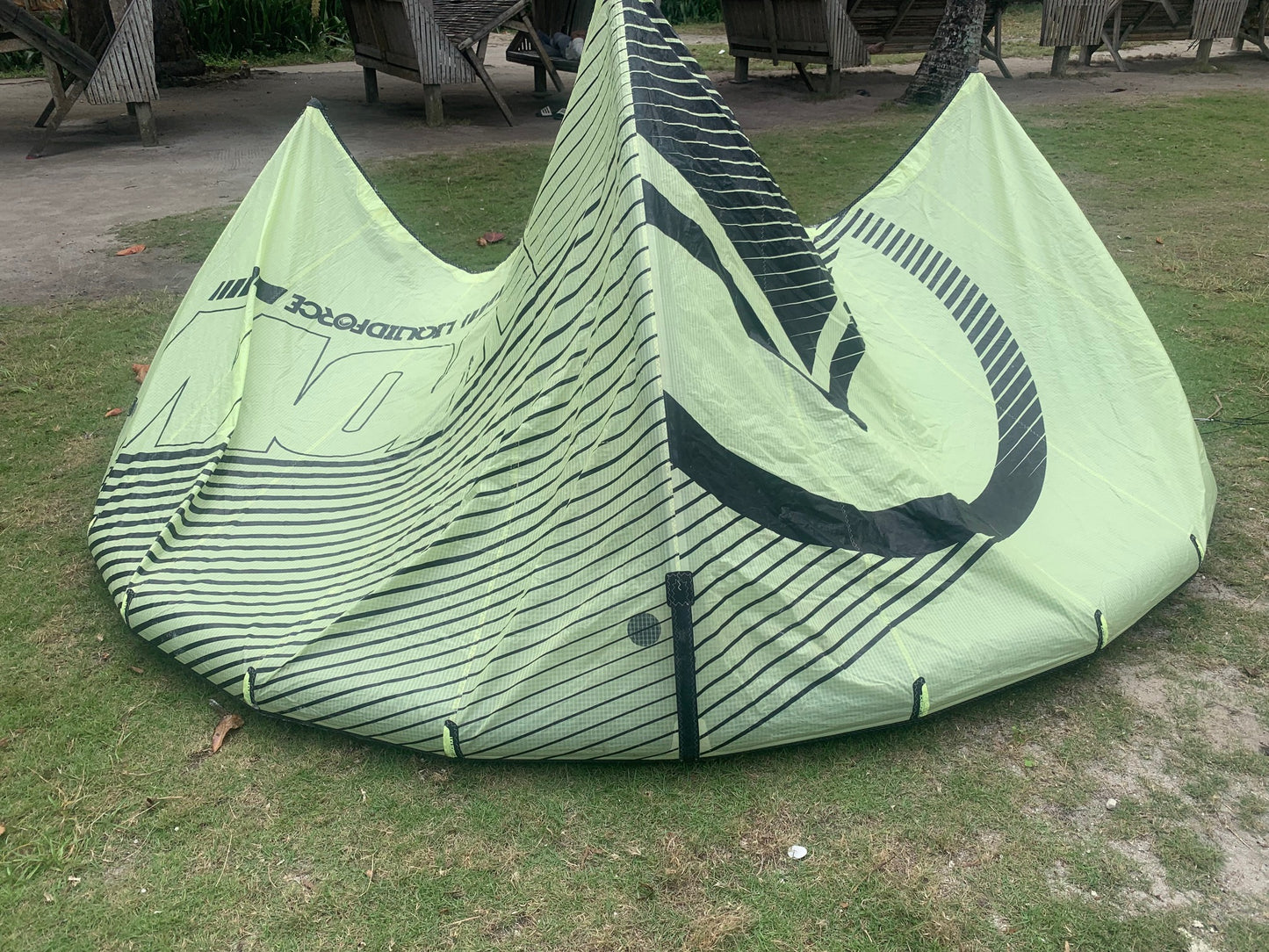 USED 2019 Liquid Force Wow V4 Kite - 6m - Lime